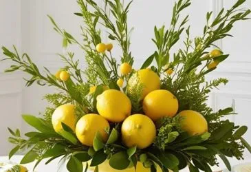 arranjo-com-flores-e-frutas-bem-verao-na-cor-amarelo-com-limao-siciliano